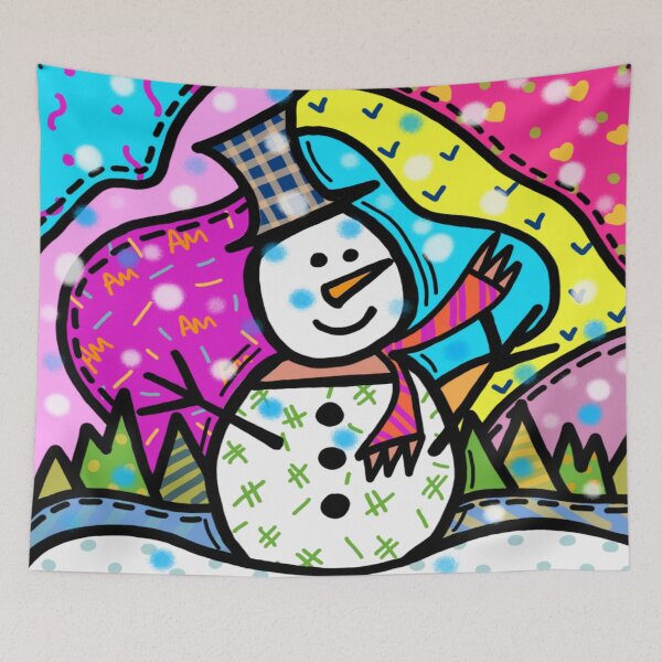 Item preview, BRIGHT SNOWMAN designed and sold by amejia83.