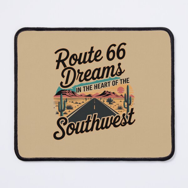 Item preview, Route 66 Dreams in the Heart of the Southwest - Road Design designed and sold by Peter Stawicki.
