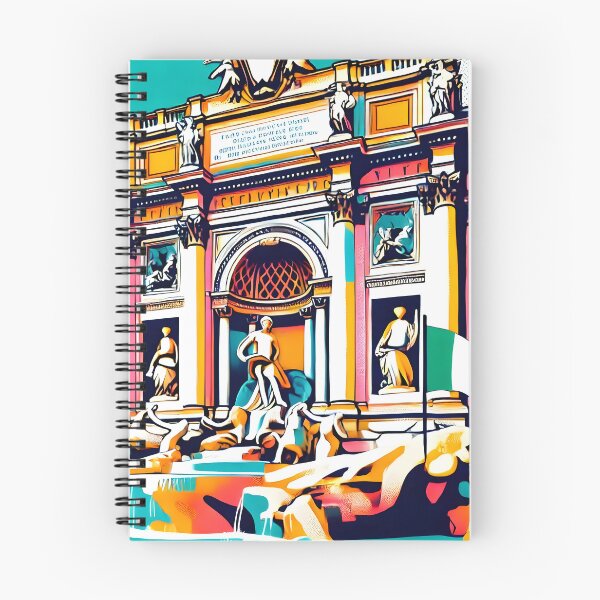 Item preview, The Fontana di Trevi in Pop Art Style designed and sold by unrealartwork.