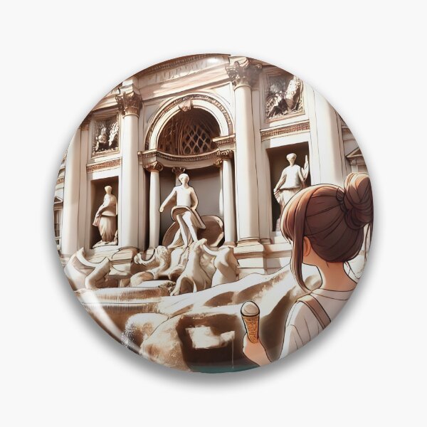 Item preview, Manga meets Rome, Fontana di Trevi designed and sold by unrealartwork.