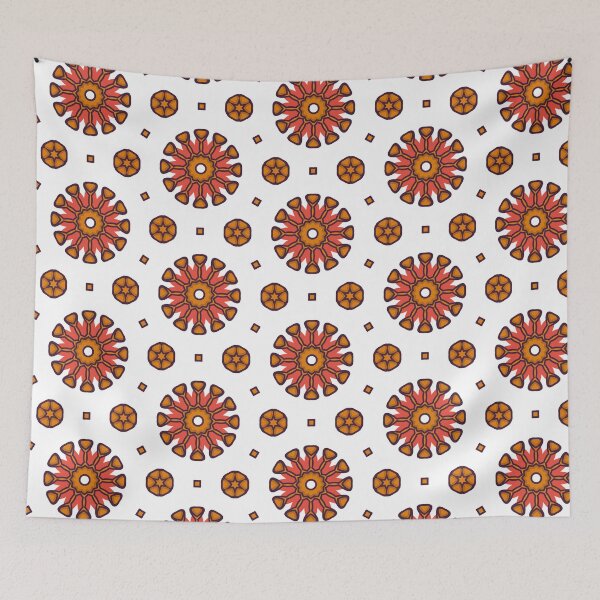 Item preview, seamless pattern with flowers.pattern, vector, icon, set, illustration, design designed and sold by mobiza1000.