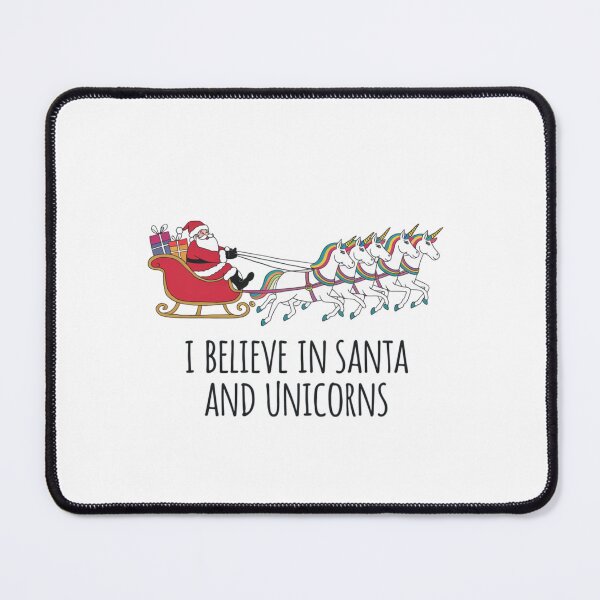 Item preview, Magical Christmas Ride, Xmas, Unicorns, Santa, funnyfits70, Humor, Funny, retro, vintages, funny quotes, animal humor, designed and sold by FunnyFits70.