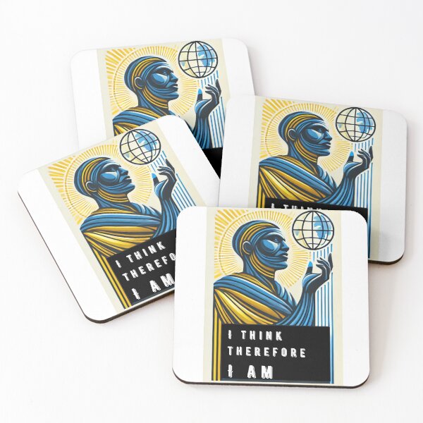 Item preview, I Think, Therefore I Am - Thoughtful Art designed and sold by WeirdSketcher.