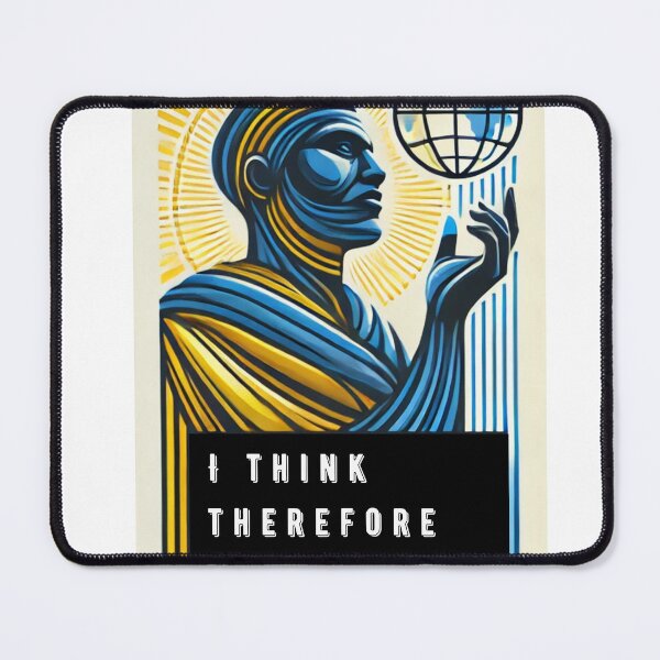 Item preview, I Think, Therefore I Am - Thoughtful Art designed and sold by WeirdSketcher.