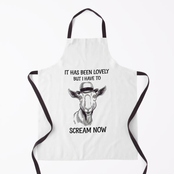 Item preview, Just a Goat, a Hat, and a Whole Lot of Screaming, funnyfits70, Humor, Funny, retro, vintages, funny quotes, animal humor, designed and sold by FunnyFits70.