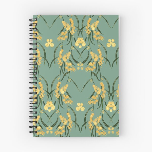 Item preview, Mimosa dorada sobre verde cardenillo designed and sold by Daniela Glassop.