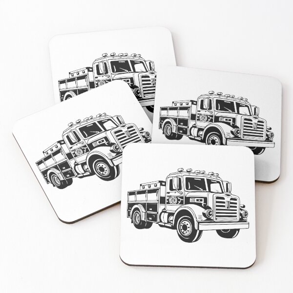 Item preview, Fire Truck Rescue Brigade Emergency Disaster Vehicle designed and sold by inkoutninja.