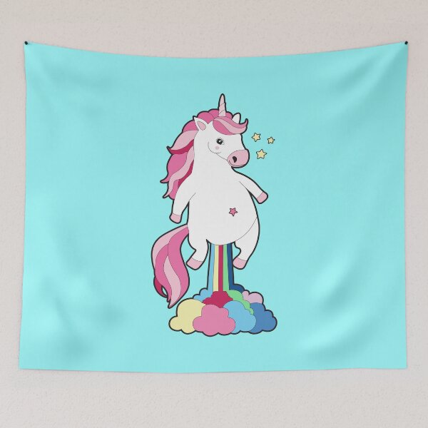 Item preview, Unicorn Farting Rainbows designed and sold by bunbun369.