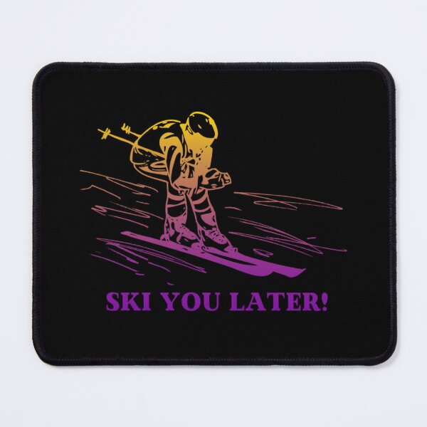 Item preview, Ski You Later, Intersex pride flag graphic, Skiing Winter Sports, Winter Wonderland, Skier on Snow Slopes Graphic,  designed and sold by PrideBeProud.