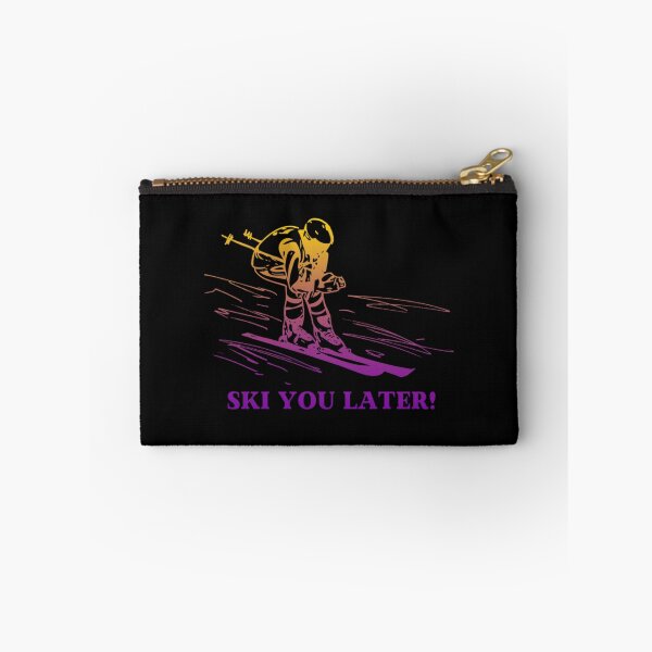 Item preview, Ski You Later, Intersex pride flag graphic, Skiing Winter Sports, Winter Wonderland, Skier on Snow Slopes Graphic,  designed and sold by PrideBeProud.