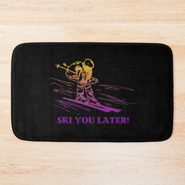 Item preview, Ski You Later, Intersex pride flag graphic, Skiing Winter Sports, Winter Wonderland, Skier on Snow Slopes Graphic,  designed and sold by PrideBeProud.