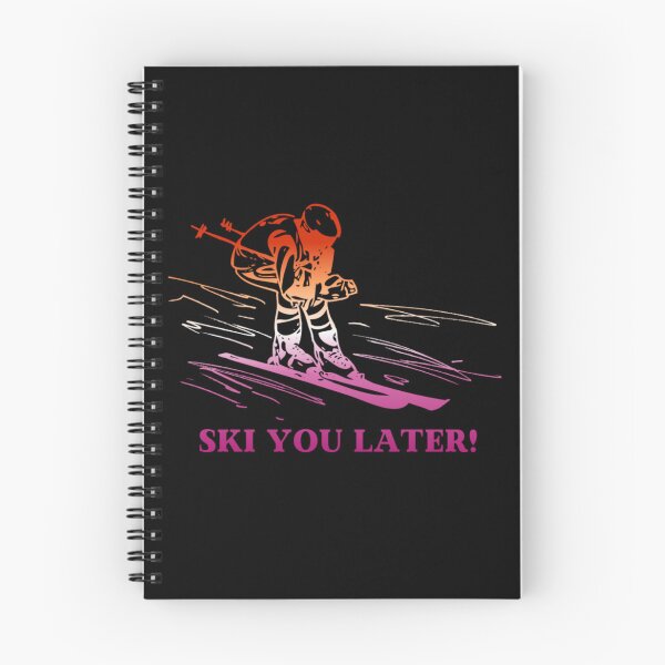 Item preview, Ski You Later, Lesbian pride flag graphic, Skiing Winter Sports, Winter Wonderland, Skier on Snow Slopes Graphic,  designed and sold by PrideBeProud.