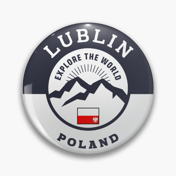 Item preview, Lublin Poland Black and White Crest designed and sold by World Designs.
