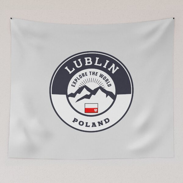 Item preview, Lublin Poland Black and White Crest designed and sold by World Designs.