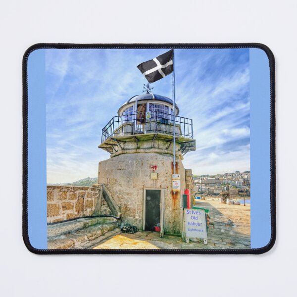 Item preview, Smeatons Pier Lighthouse St ives designed and sold by Alisonchambers2.