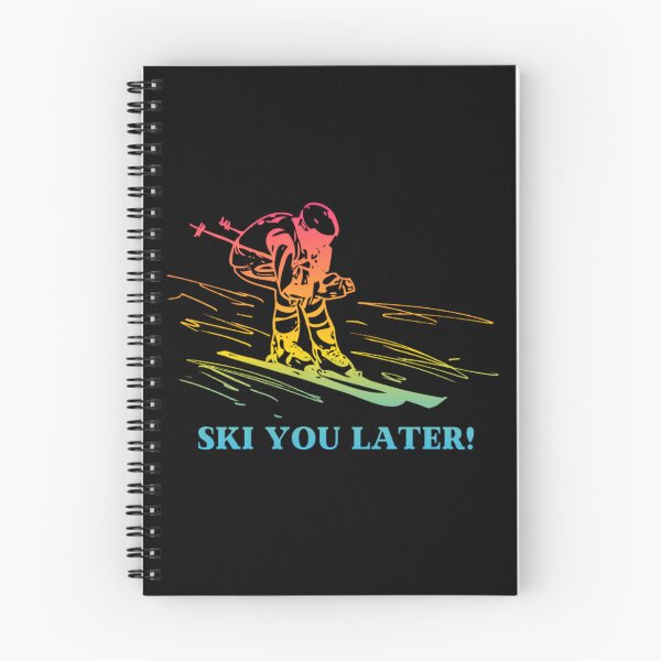 Item preview, Ski You Later, Pansexual pride flag graphic, Skiing Winter Sports, Winter Wonderland, Skier on Snow Slopes Graphic,  designed and sold by PrideBeProud.