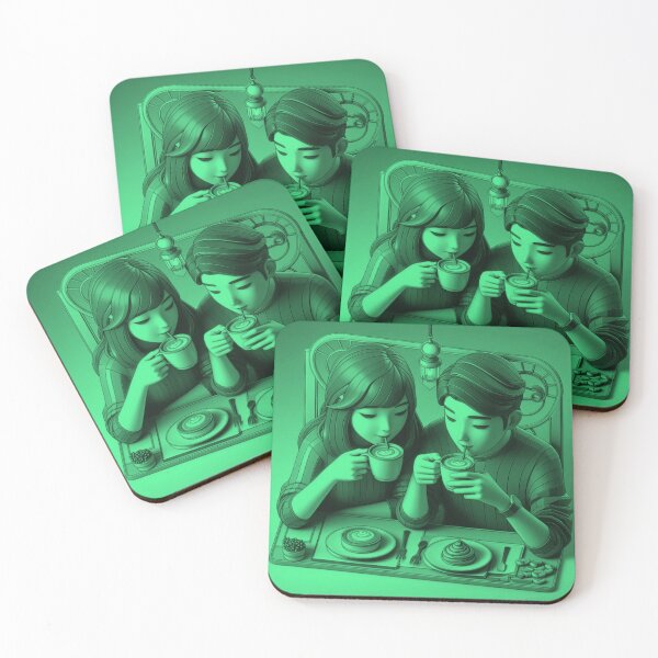 Item preview, Caffeinated Couple's Cozy Date Night designed and sold by choder61.