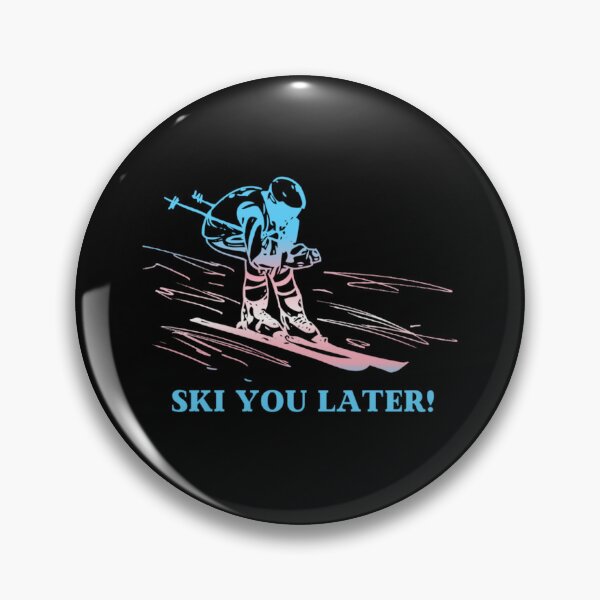 Item preview, Ski You Later, Transexual pride flag graphic, Skiing Winter Sports, Winter Wonderland, Skier on Snow Slopes Graphic, designed and sold by PrideBeProud.