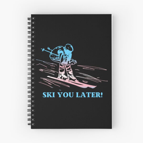 Item preview, Ski You Later, Transexual pride flag graphic, Skiing Winter Sports, Winter Wonderland, Skier on Snow Slopes Graphic,  designed and sold by PrideBeProud.