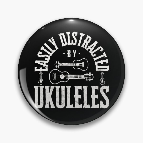 Artikelvorschau, Easily distracted by Ukuleles entworfen und verkauft von UkeverseGifts.