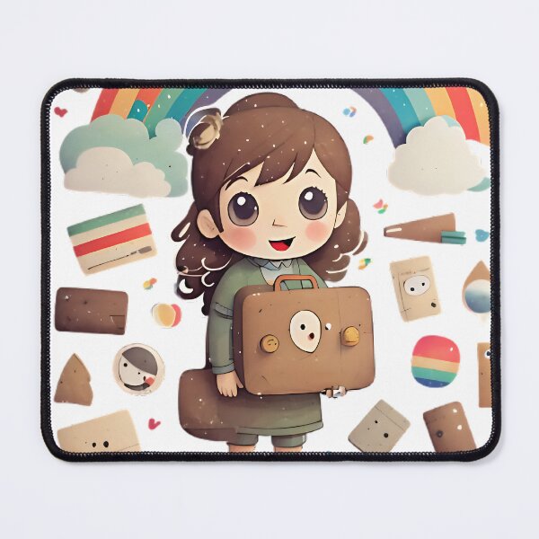 Item preview,  Chibi Suitcase Sticker designed and sold by FluffyPeels.