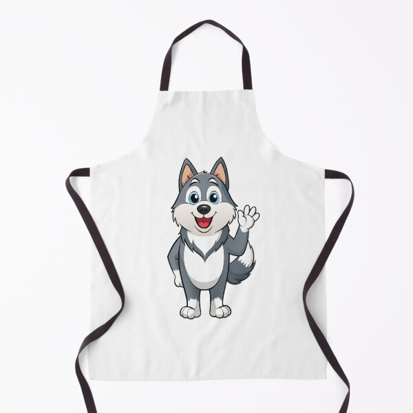 Item preview, Friendly Malamute Greeting with Wagging Tail designed and sold by iwcus.