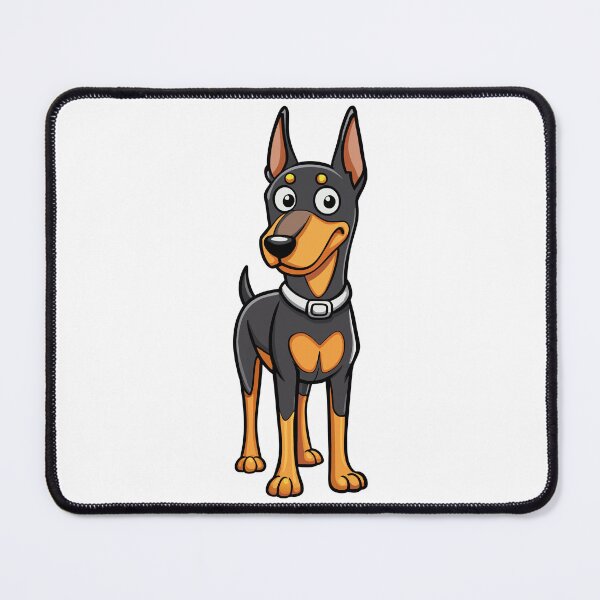 Item preview, Alert Manchester Terrier Keeps Watch in Backyard designed and sold by iwcus.
