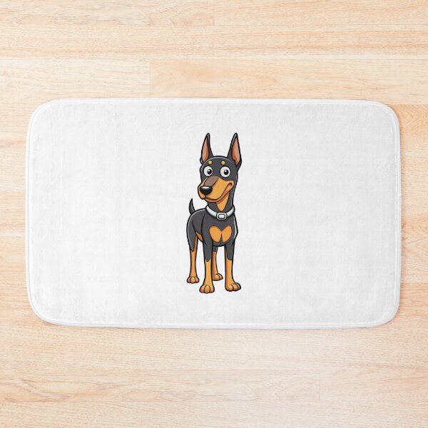 Item preview, Alert Manchester Terrier Keeps Watch in Backyard designed and sold by iwcus.