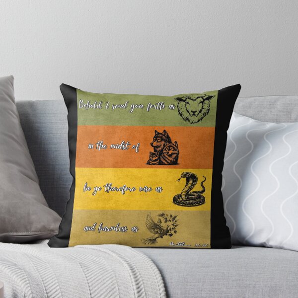 Item preview, Behold, I Send You Forth - Matthew 10:16 Inspirational Design designed and sold by VerseGifts.