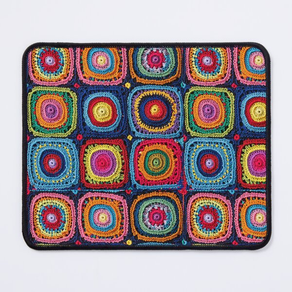 Item preview, knitted background granny square designed and sold by SolArt88.
