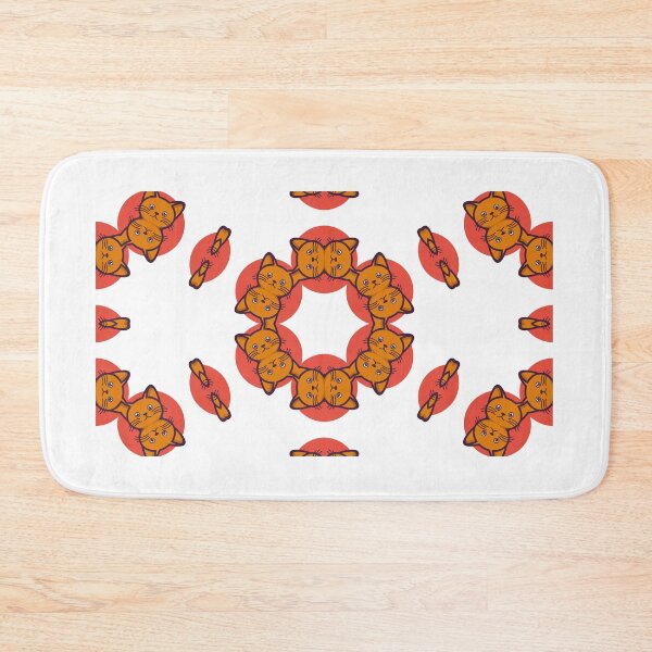Item preview, pattern with red and yellow ladybirds.vector, pattern, flower, cartoon, designed and sold by mobiza1000.