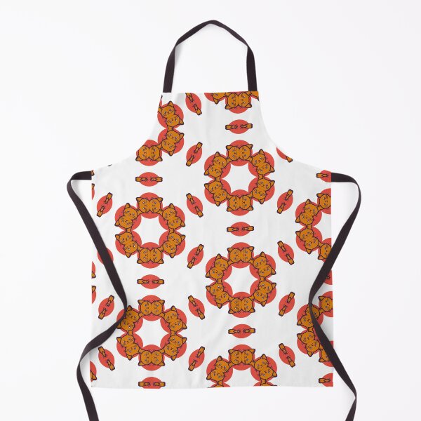Item preview, pattern with red and yellow ladybirds.vector, pattern, flower, cartoon, designed and sold by mobiza1000.