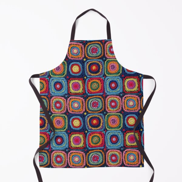 Item preview, knitted background granny square designed and sold by SolArt88.