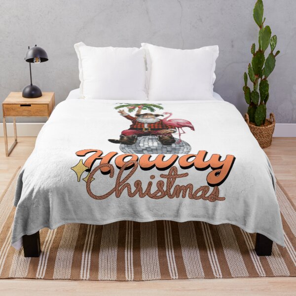 Item preview, Western Merry Christmas, Howdy Christmas, SANTA COWBOY STICKER designed and sold by inkfluenceart.