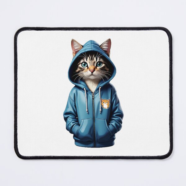 Item preview, Cat Wearing A Hoodie designed and sold by Bunmigraphics .