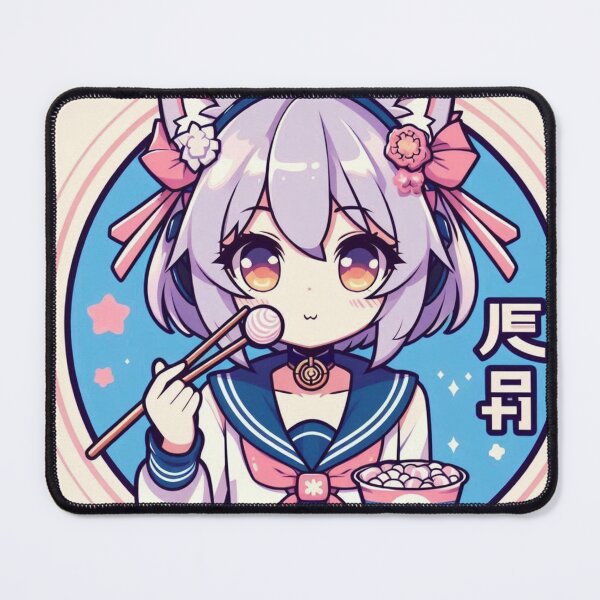 Item preview, Kawaii Anime Cat Girl Vector Art - Cute and Minimalist Design for Anime Fans designed and sold by emanuele6698.