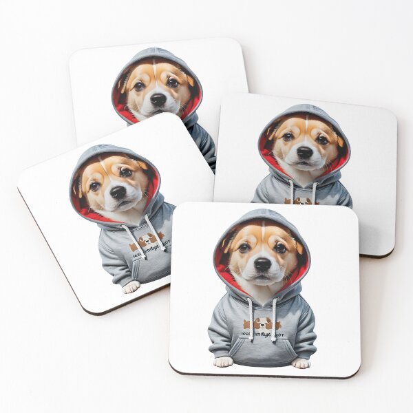 Item preview, Dog Wearing Hoodie designed and sold by Bunmigraphics .
