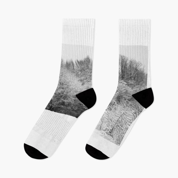 Item preview, Winter Forest Landscape (Black & White) designed and sold by alloutshirts.