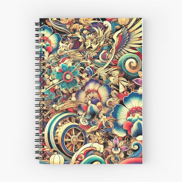 Item preview, "Festival of Lights: Nebuta-Inspired Japanese Floral Design" designed and sold by MASA19781022.