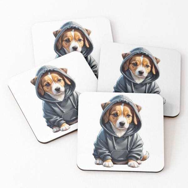 Item preview, Cute Dog Wearing Hoodie designed and sold by Bunmigraphics .