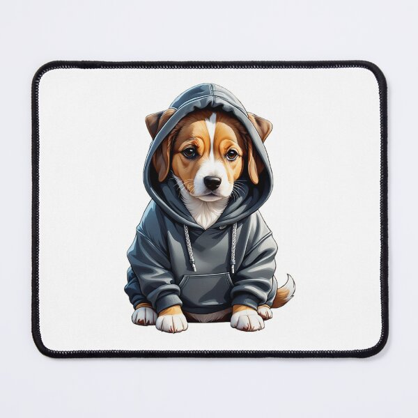Item preview, Cute Dog Wearing Hoodie designed and sold by Bunmigraphics .