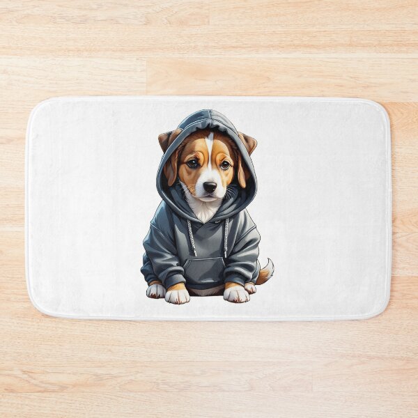Item preview, Cute Dog Wearing Hoodie designed and sold by Bunmigraphics .