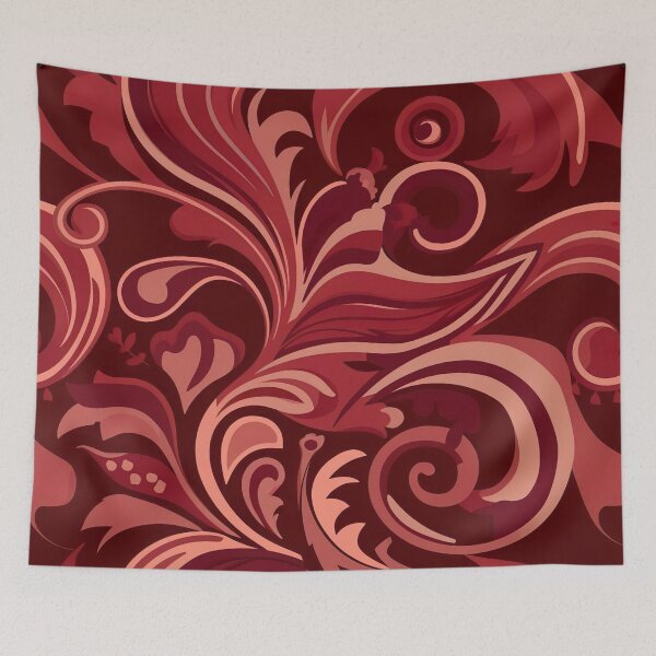 Item preview,  Red Wine Paisley  designed and sold by Tamas Das.