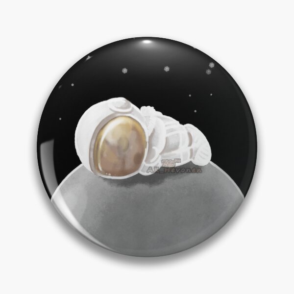 Item preview, Little Weird Astronaut, Painting designed and sold by AK-Hevonen.