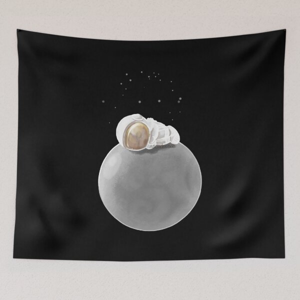 Item preview, Little Weird Astronaut, Painting designed and sold by AK-Hevonen.