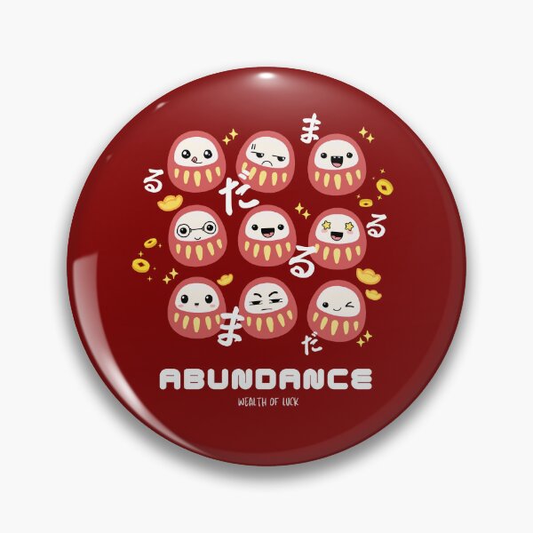 Item preview, Cute Japan Lucky Daruma Charms - Abundance Wealth Of Luck designed and sold by The magic  Yellow bus.