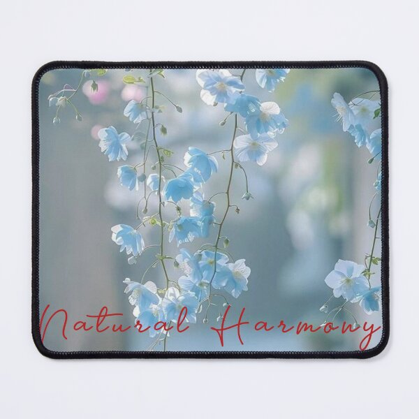 Item preview, Natural Harmony - Serene Blue Floral Art designed and sold by Dipab121.