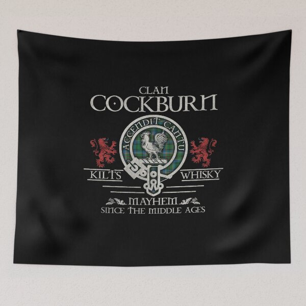 Item preview, Clan Cockburn tartan crest family reunion Highland Games designed and sold by Clan1093.