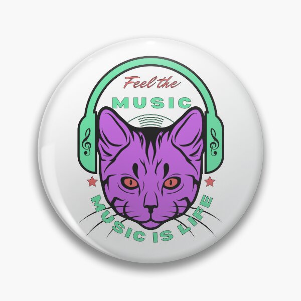 Item preview, Feel the music, Music is life designed and sold by Design333.