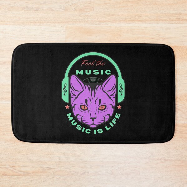 Item preview, Feel the music, Music is life designed and sold by Design333.